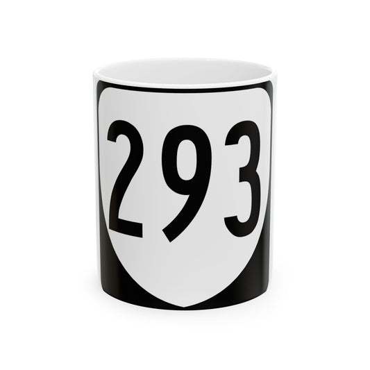 Virginia 293 1980 (Virginia) (Road Sign) White Coffee Mug