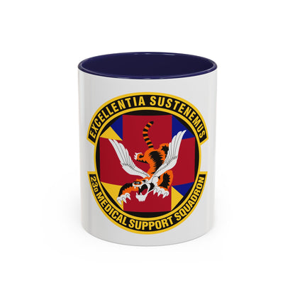 23d Medical Support Squadron (U.S. Air Force) Accent Coffee Mug