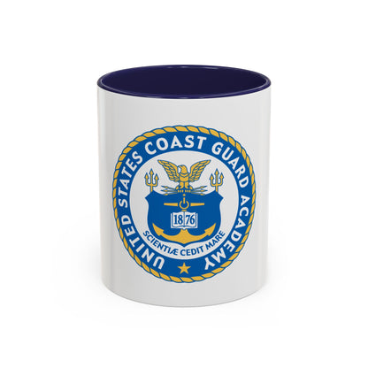 USCG Academy (U.S. Coast Guard) Accent Coffee Mug