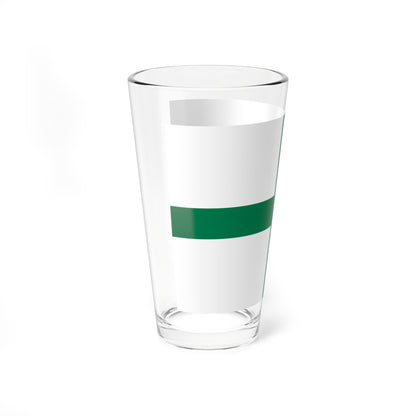 Rank flag of the South African Navy - Admiral (South Africa) Pint Glass 16oz
