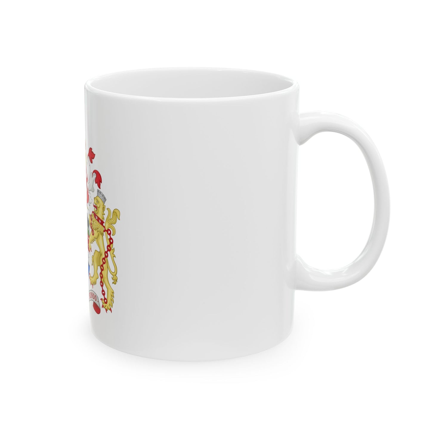 Coat of Arms Melbourne Australia - White Coffee Mug