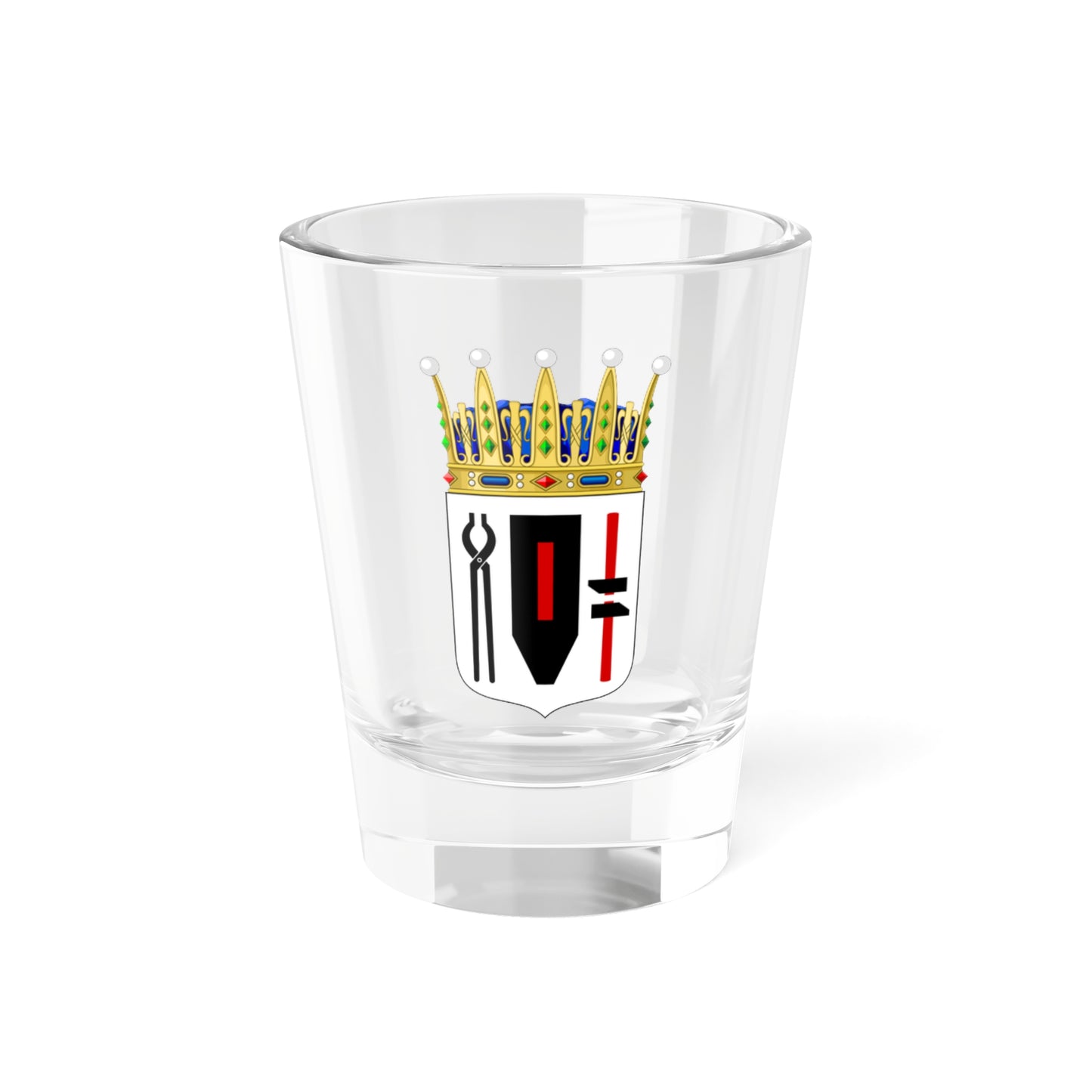 Härjedalens vapen crowned (Sweden) (Coat of Arms) Shot Glass 1.5oz