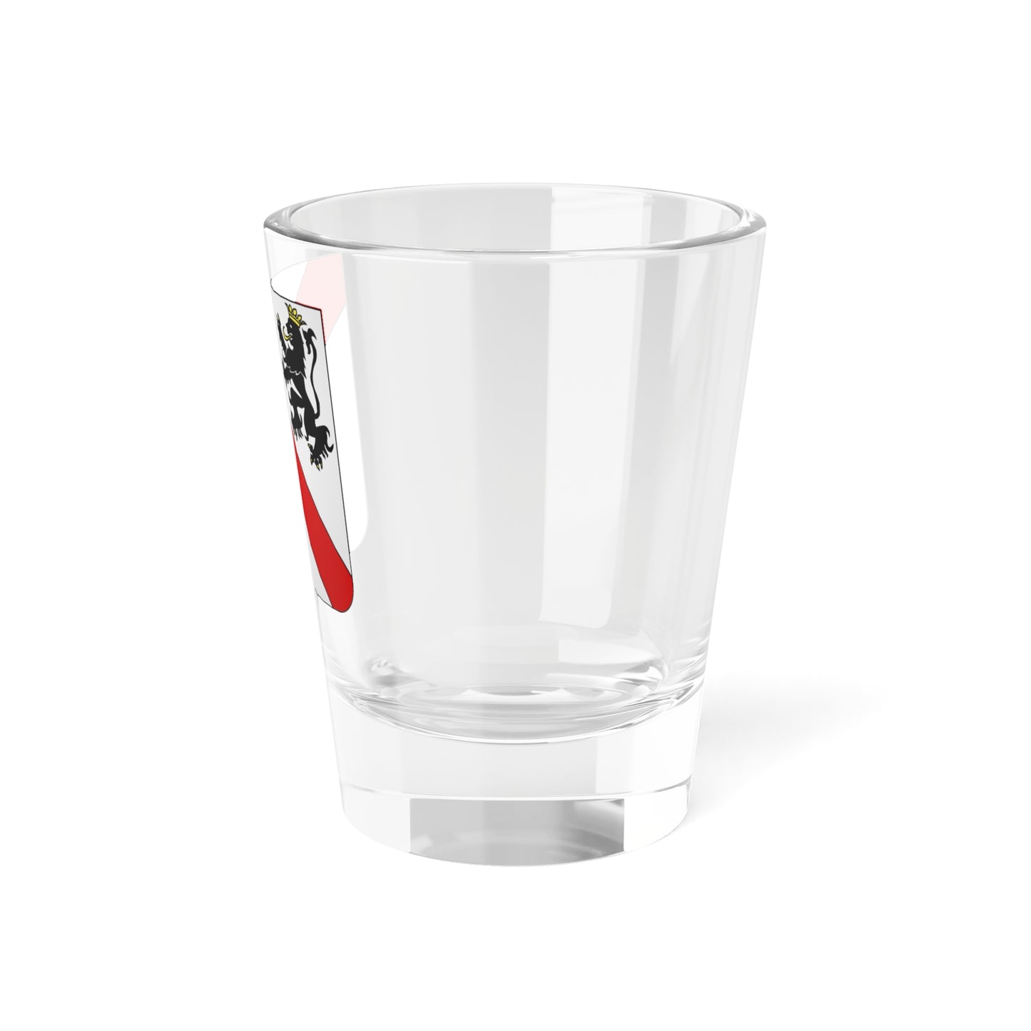 Héraldique Ville BE Courcelles (Belgium) (Coat of Arms) Shot Glass 1.5oz