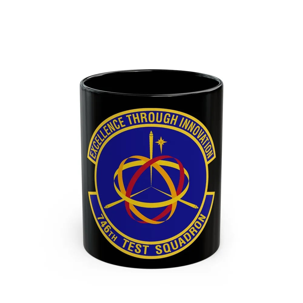 746th Test Squadron (U.S. Air Force) Black Coffee Mug-11oz-Go Mug Yourself