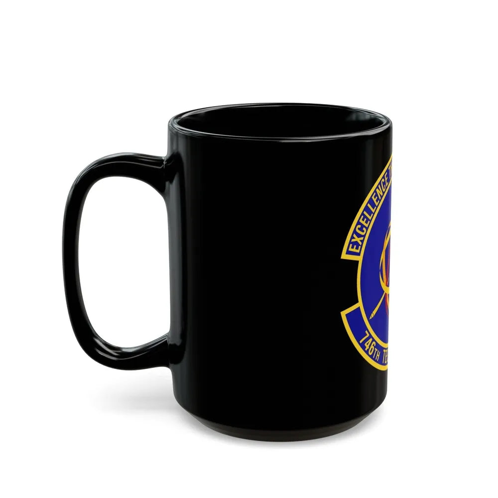 746th Test Squadron (U.S. Air Force) Black Coffee Mug-Go Mug Yourself