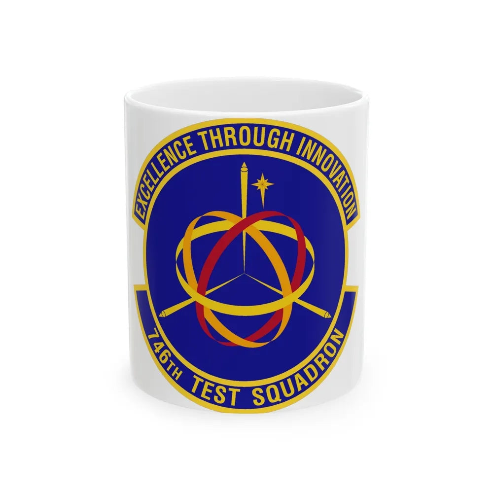 746th Test Squadron (U.S. Air Force) White Coffee Mug-11oz-Go Mug Yourself