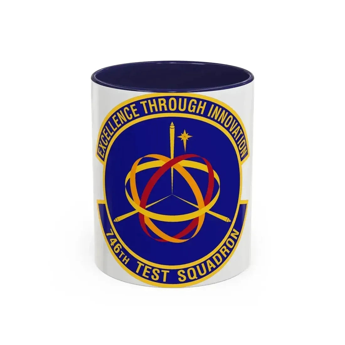 746th Test Squadron (U.S. Air Force) Accent Coffee Mug 11oz Navy - Go Mug Yourself