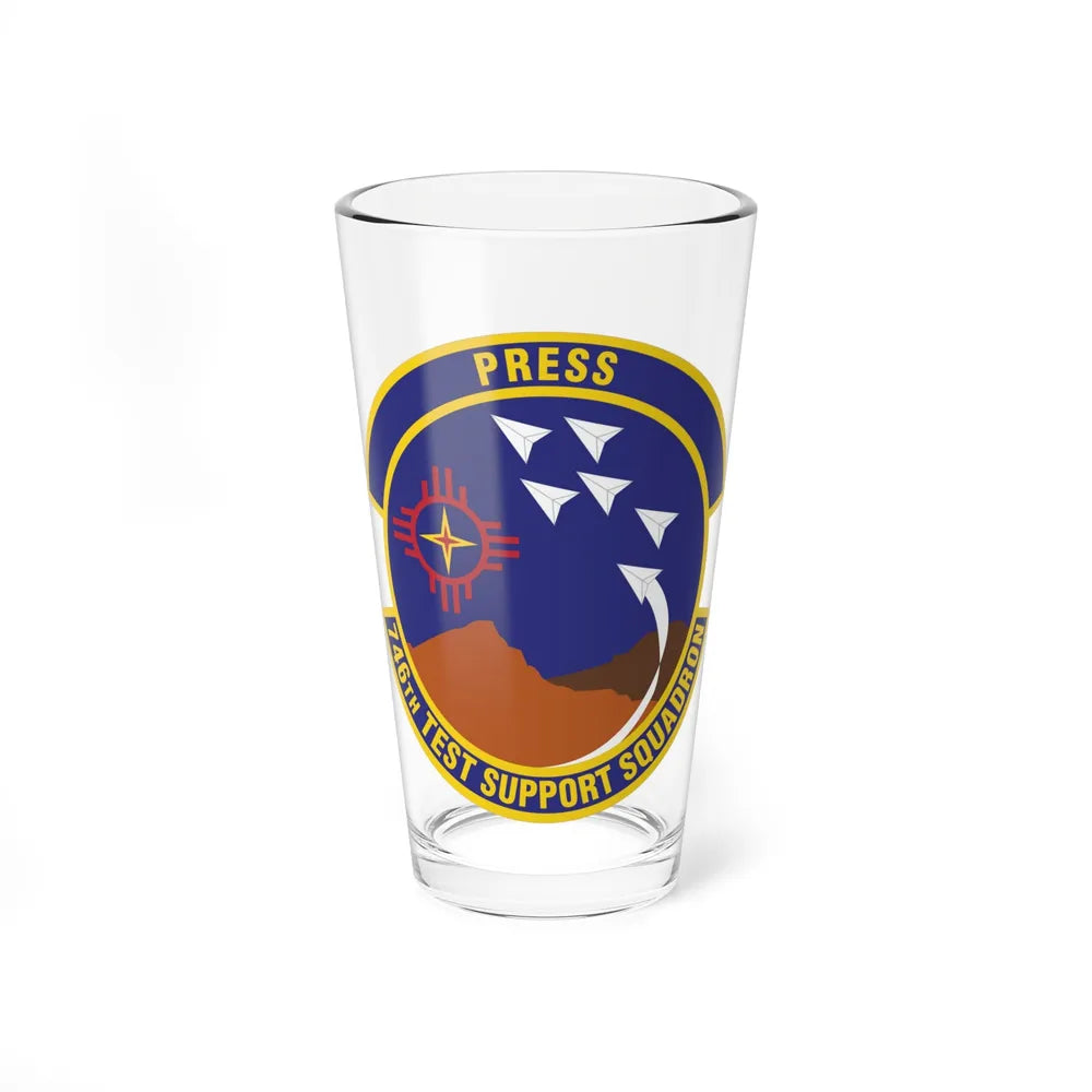 746th Test Support Squadron (U.S. Air Force) Pint Glass 16oz-16oz-Go Mug Yourself