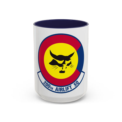 200 Airlift Squadron (U.S. Air Force) Accent Coffee Mug