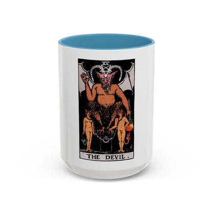 The Devil (Tarot Card) Accent Coffee Mug