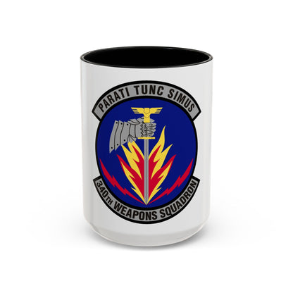 340th Weapons Squadron (U.S. Air Force) Accent Coffee Mug