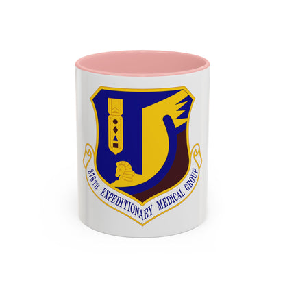 376th Expeditionary Medical Group (U.S. Air Force) Accent Coffee Mug