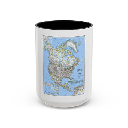 North America (2005) (Map) Accent Coffee Mug