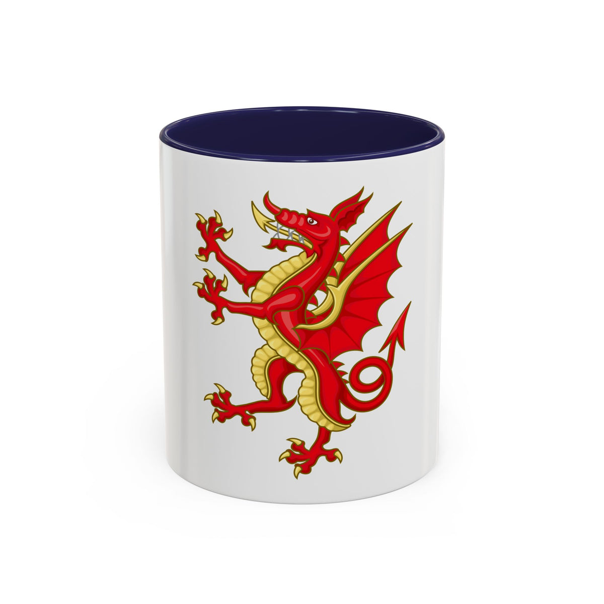 Tudor Dragon Badge - Accent Coffee Mug