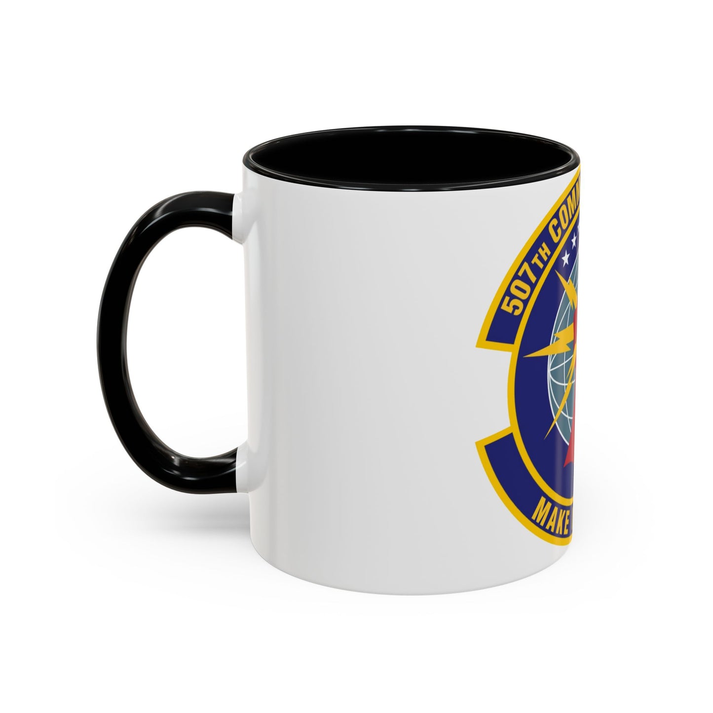 507th Communications Flight (U.S. Air Force) Accent Coffee Mug