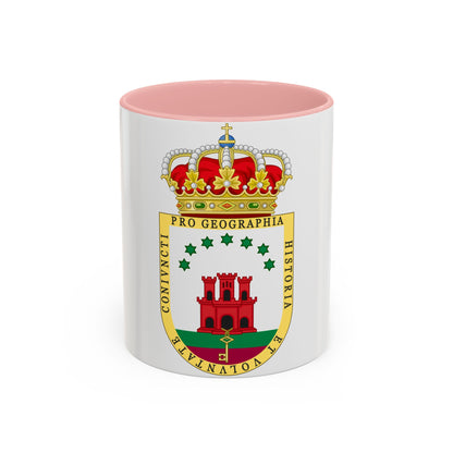 Coat of Arms of the Gibraltar Countryside Commonwealth - Accent Coffee Mug