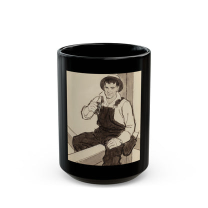 Group of Four Coca-Cola advertisements, 1960 (2) - Black Coffee Mug