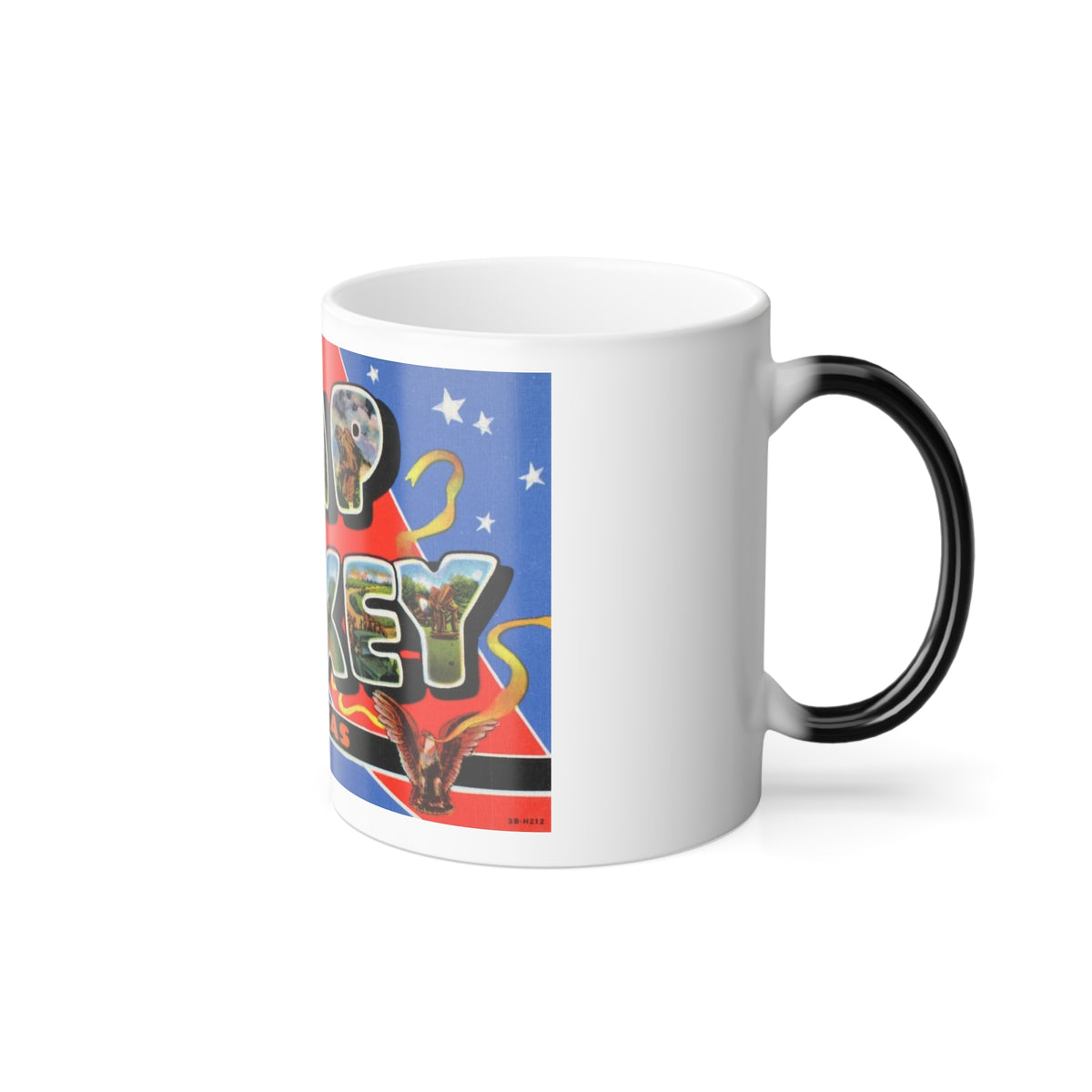 Howdy from Camp Maxey Texas (Greeting Postcards) Color Changing Mug 11oz