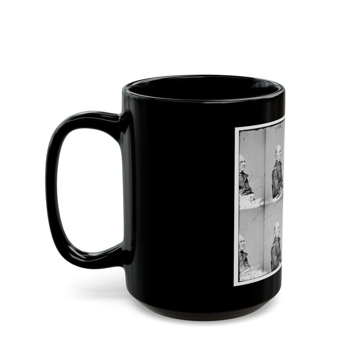 Adml. Shubrick, U.S.N. (U.S. Civil War) Black Coffee Mug