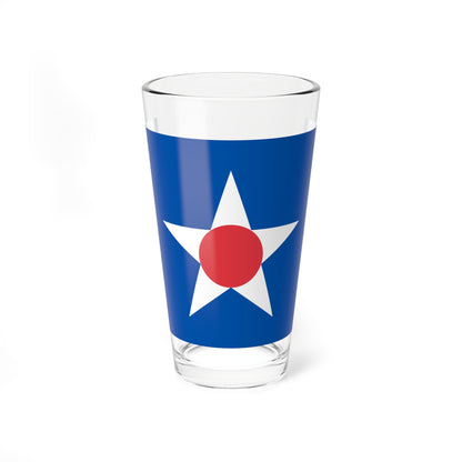 Flag of Asahikawa Hokkaido (Japan) Pint Glass 16oz
