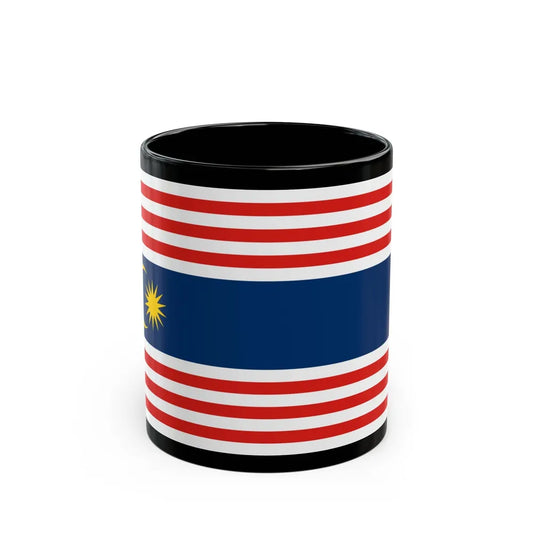 Flag of Kuala Lumpur Malaysia - Black Coffee Mug-11oz-Go Mug Yourself