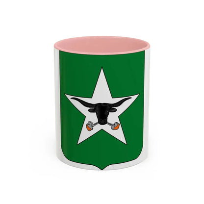 747th Tank Battalion (U.S. Army) Accent Coffee Mug 11oz Pink - Go Mug Yourself
