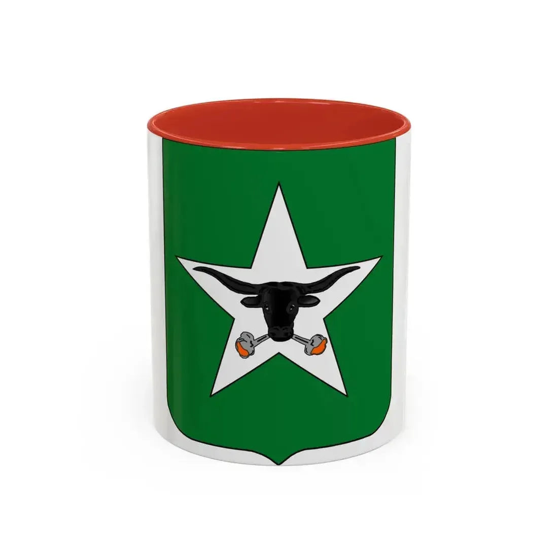 747th Tank Battalion (U.S. Army) Accent Coffee Mug 11oz Red - Go Mug Yourself