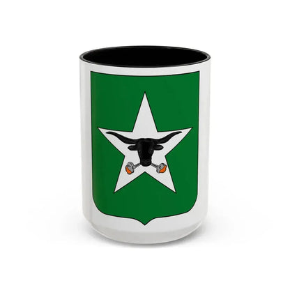 747th Tank Battalion (U.S. Army) Accent Coffee Mug 15oz Black - Go Mug Yourself