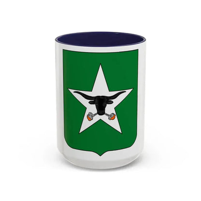 747th Tank Battalion (U.S. Army) Accent Coffee Mug 15oz Navy - Go Mug Yourself