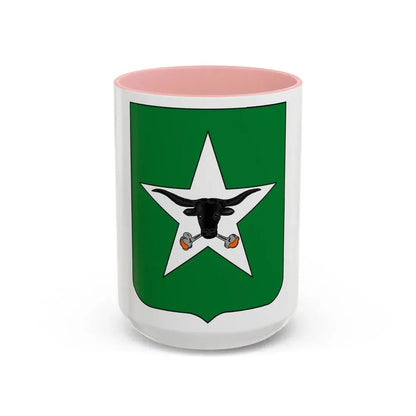 747th Tank Battalion (U.S. Army) Accent Coffee Mug 15oz Pink - Go Mug Yourself