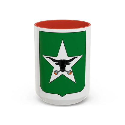 747th Tank Battalion (U.S. Army) Accent Coffee Mug 15oz Red - Go Mug Yourself