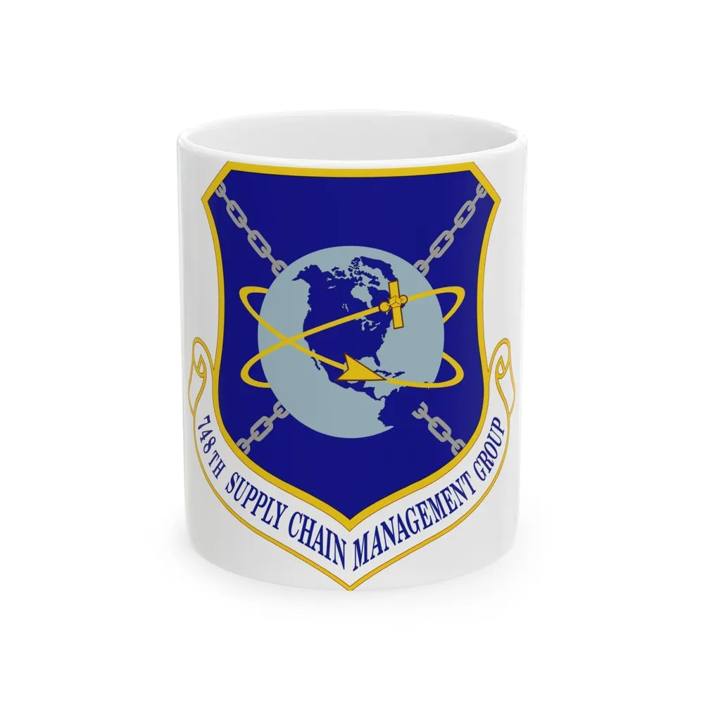 748 Supply Chain Management Group AFMC (U.S. Air Force) White Coffee Mug-11oz-Go Mug Yourself