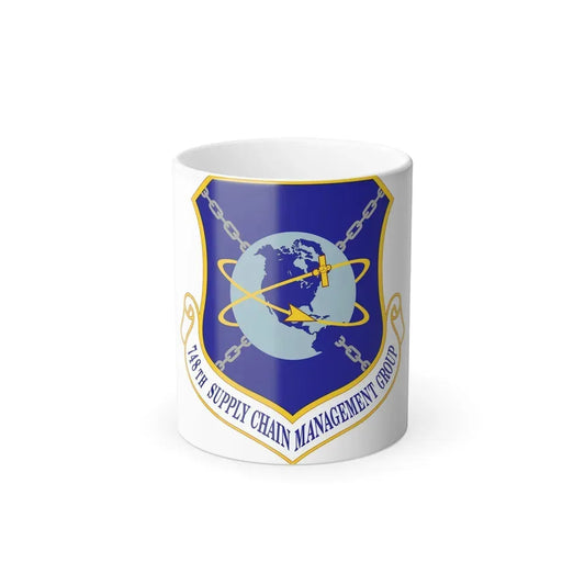 748 Supply Chain Management Group AFMC (U.S. Air Force) Color Changing Coffee Mug 11oz - Go Mug Yourself