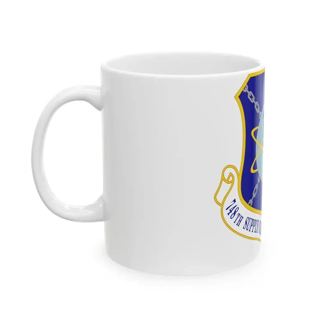 748 Supply Chain Management Group AFMC (U.S. Air Force) White Coffee Mug - Go Mug Yourself