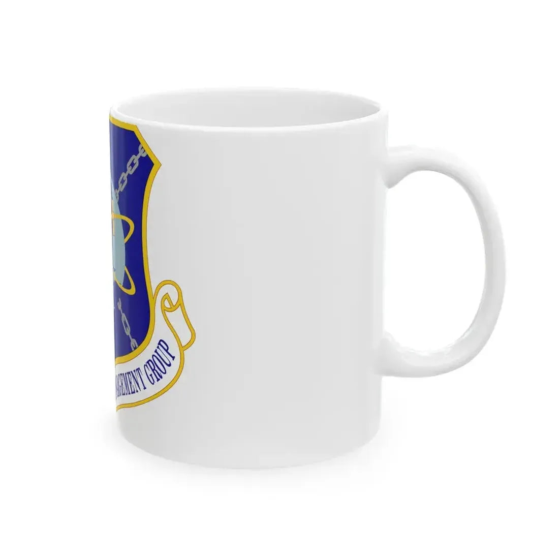 748 Supply Chain Management Group AFMC (U.S. Air Force) White Coffee Mug - Go Mug Yourself