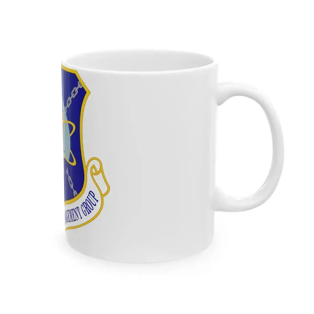 748 Supply Chain Management Group AFMC (U.S. Air Force) White Coffee Mug - Go Mug Yourself