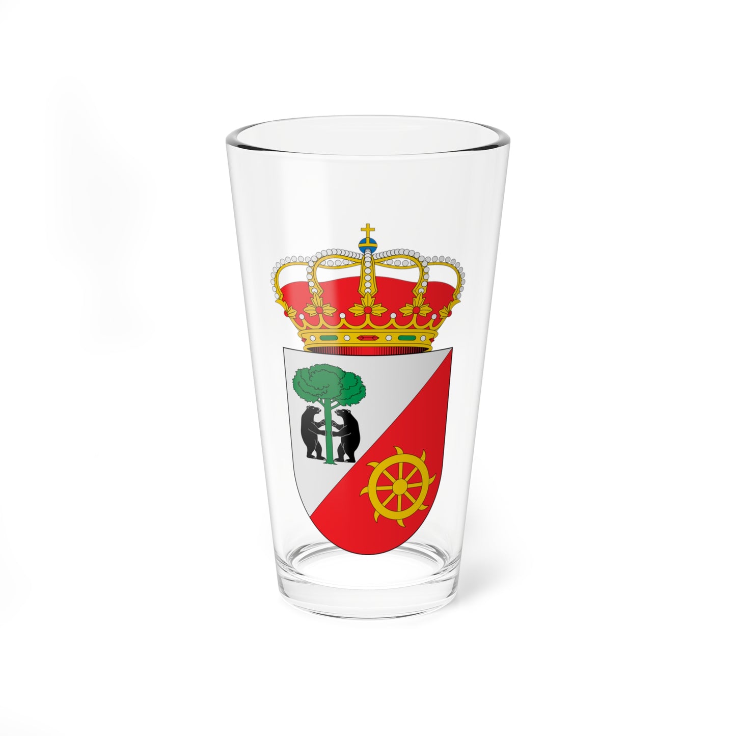Escudo de Alcollarín Cáceres (Spain) (Coat of Arms) Pint Glass 16oz
