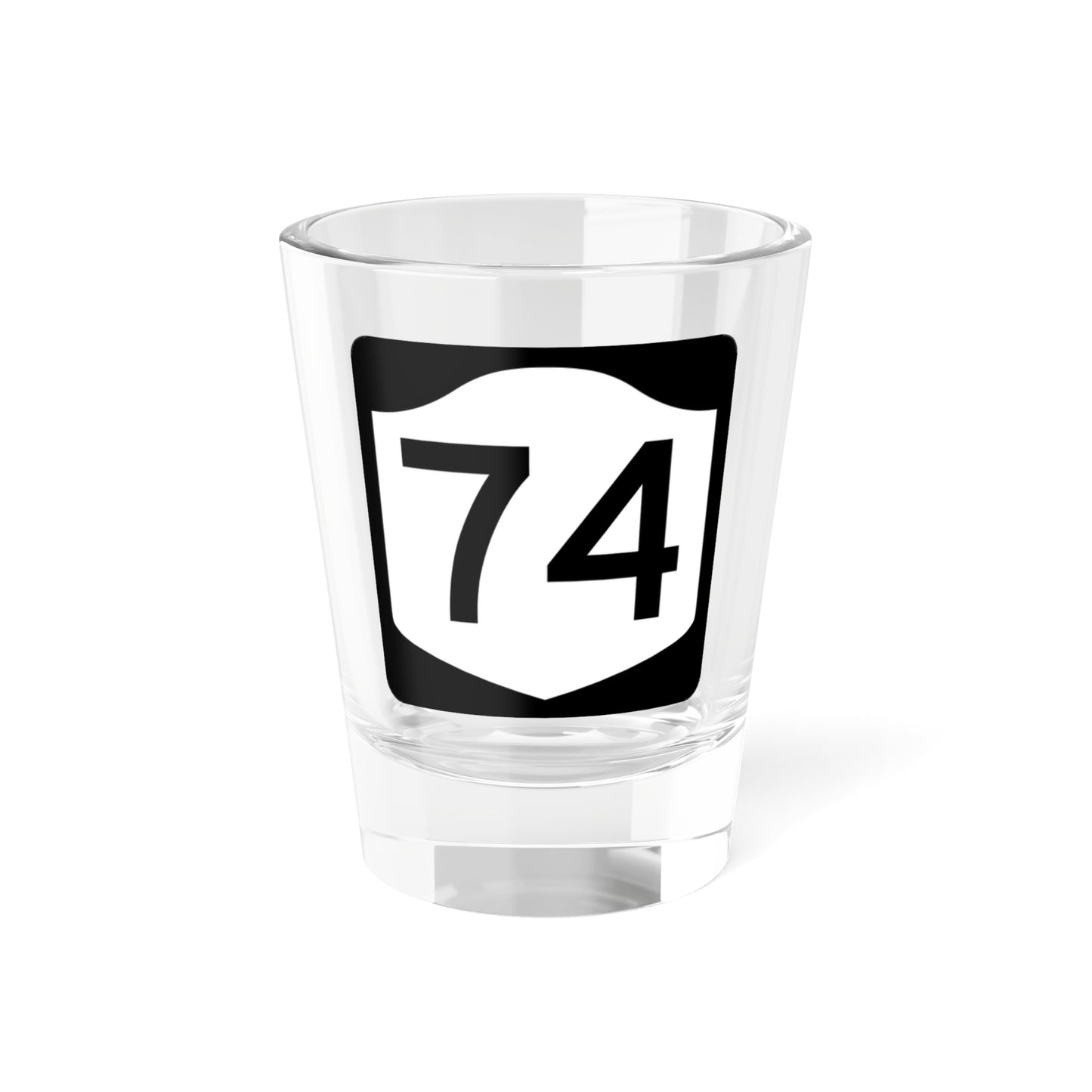 NY-74 (New York) (Road Sign) Shot Glass 1.5oz