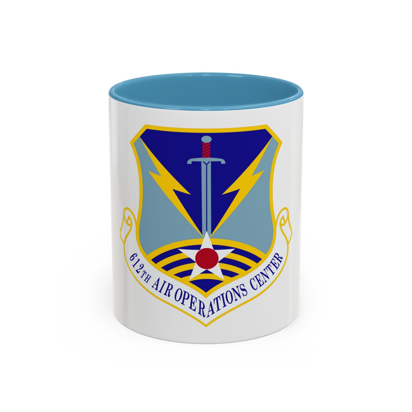 612 Air Operations Center ACC (U.S. Air Force) Accent Coffee Mug