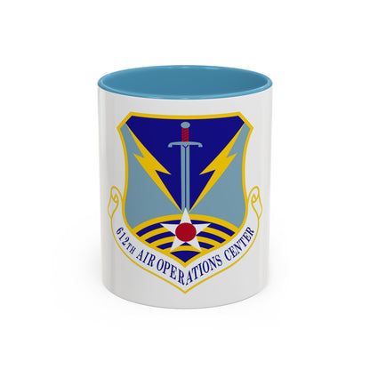 612 Air Operations Center ACC (U.S. Air Force) Accent Coffee Mug