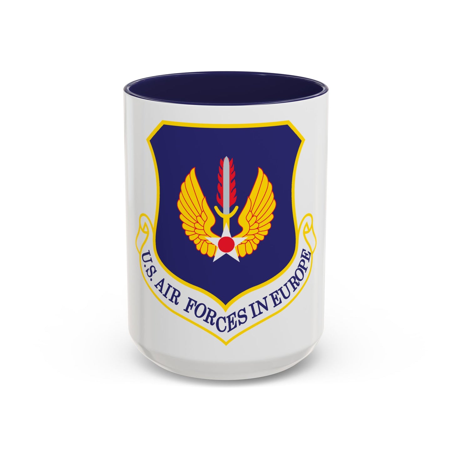 USAF in Europe (U.S. Air Force) Accent Coffee Mug