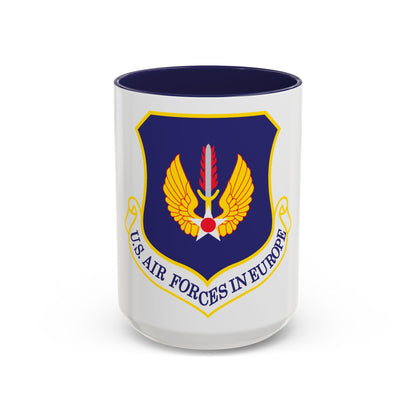 USAF in Europe (U.S. Air Force) Accent Coffee Mug