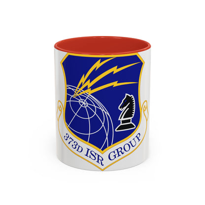 373 Intelligence Surveillance and Reconnaissance Group AFISRA (U.S. Air Force) Accent Coffee Mug