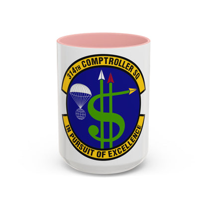 314th Comptroller Squadron (U.S. Air Force) Accent Coffee Mug