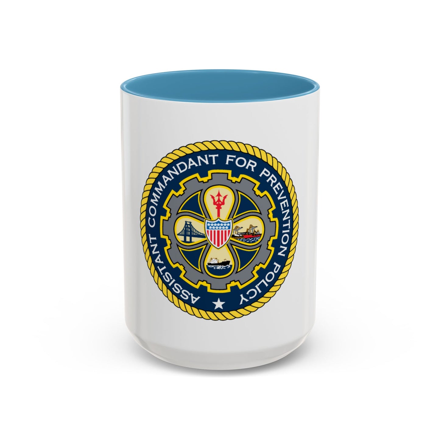 USCG Assistant Commandant for Prevention Policy (U.S. Coast Guard) Accent Coffee Mug