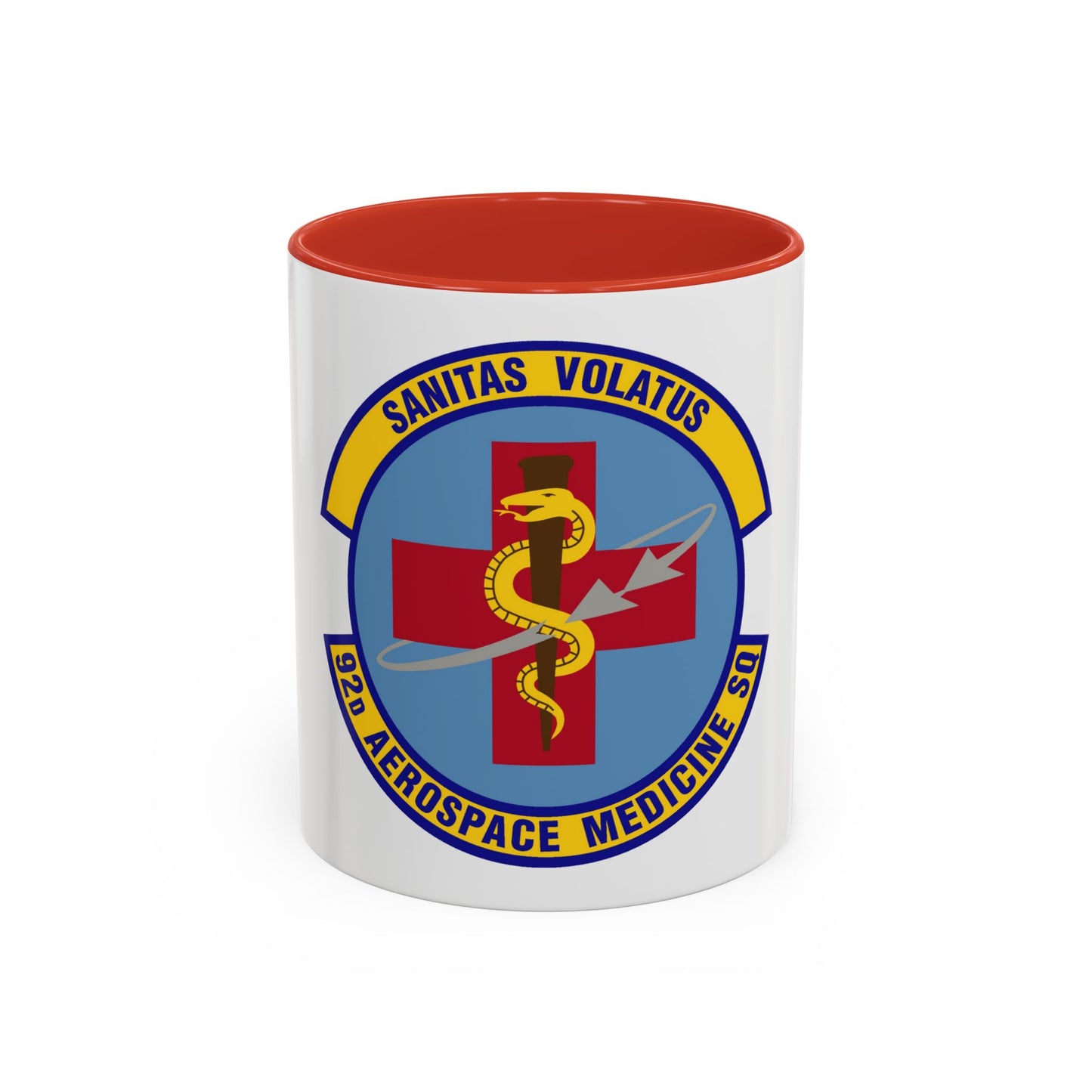 92d Aerospace Medicine Squadron (U.S. Air Force) Accent Coffee Mug