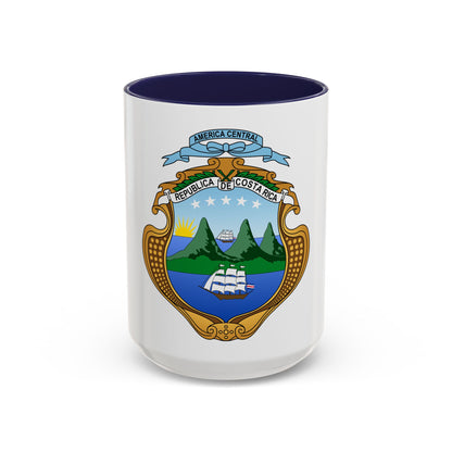 Coat of arms of Costa Rica (1906-1964) - Accent Coffee Mug