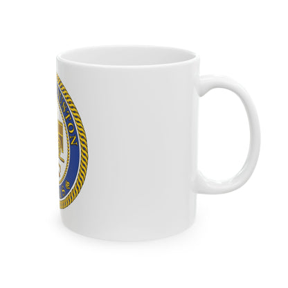 Seal of Houston Texas - White Coffee Mug