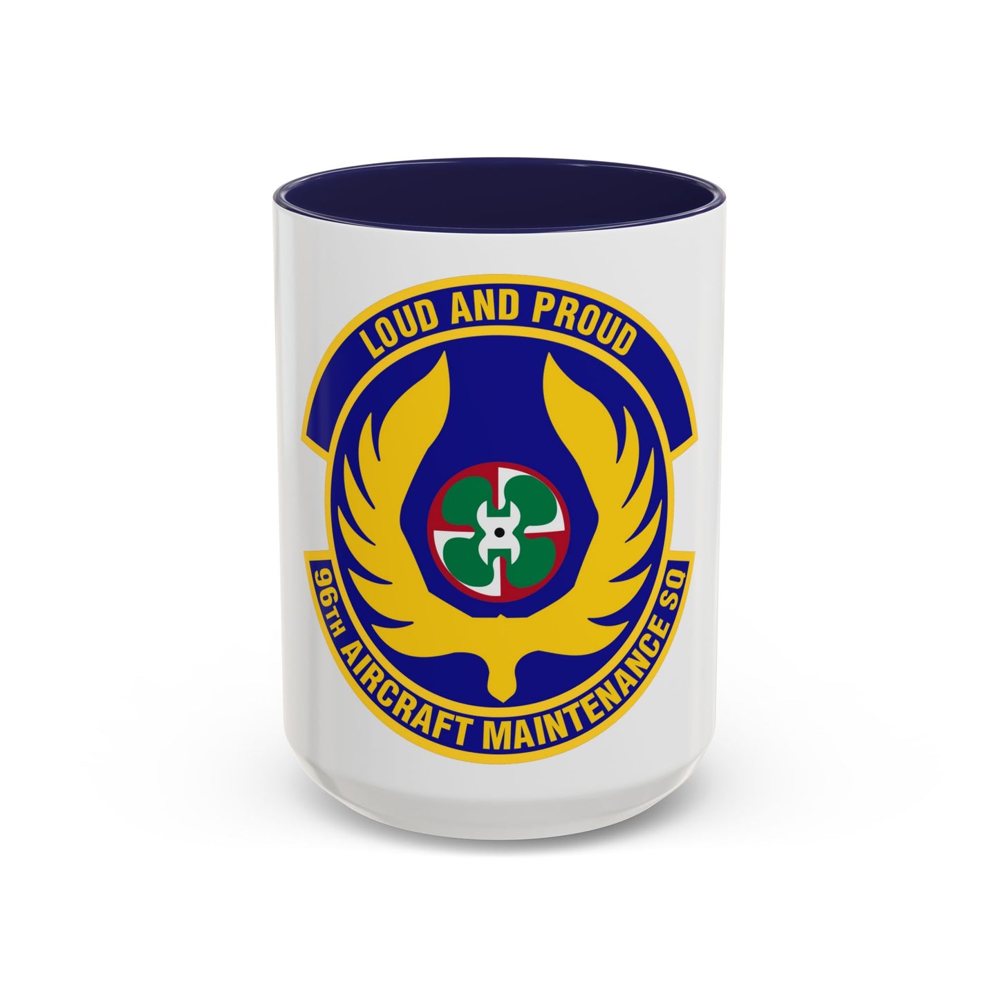 96th Aircraft Maintenance Squadron (U.S. Air Force) Accent Coffee Mug