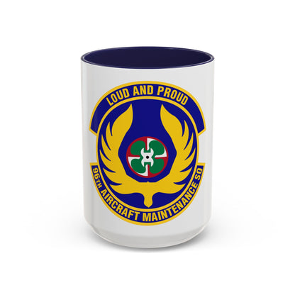 96th Aircraft Maintenance Squadron (U.S. Air Force) Accent Coffee Mug